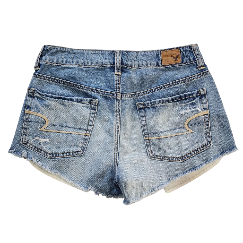 American Eagle Outfitters Jean Shorts High Rise Festival Sz 2 - Picture 4 of 5